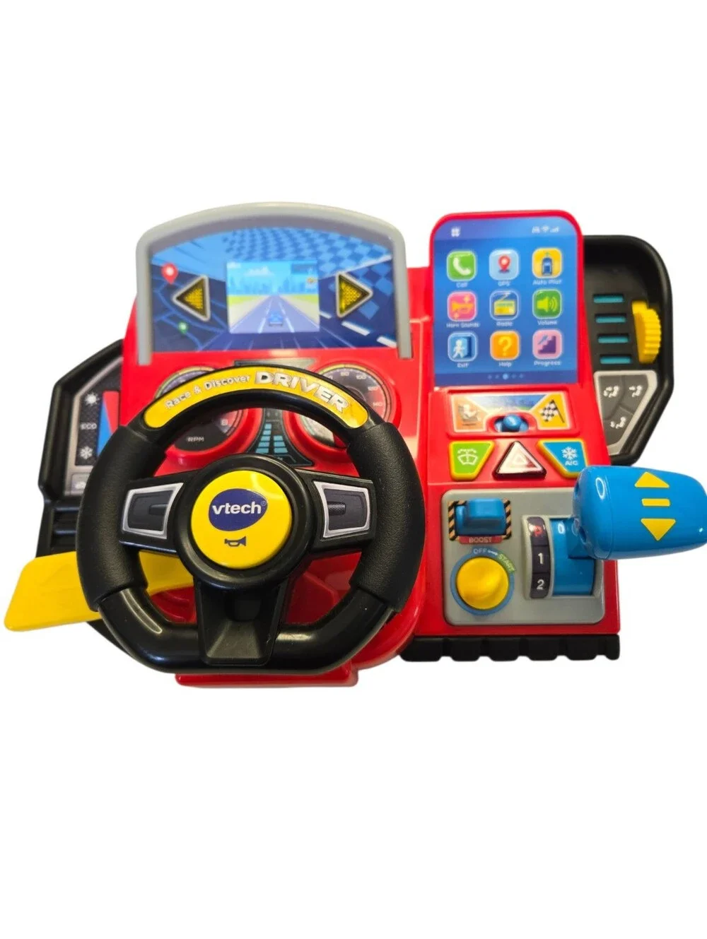 🚗 VTech Race & Discover Driver Interactive Steering Wheel Learning Toy | Preten
